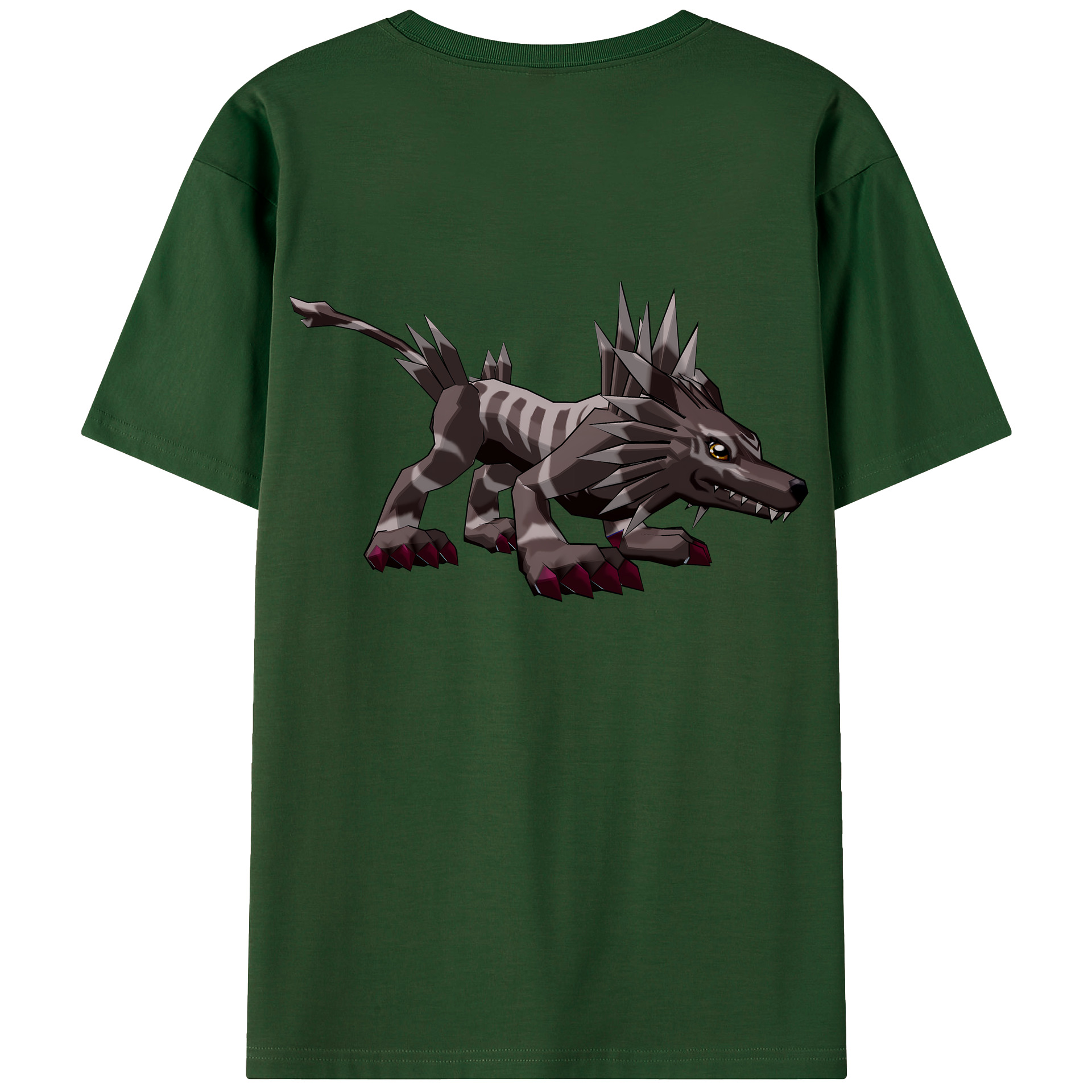 （画像用） Digimon デジタルモンスター/デジモン 綿100％半袖Tシャツ（背面プリント）